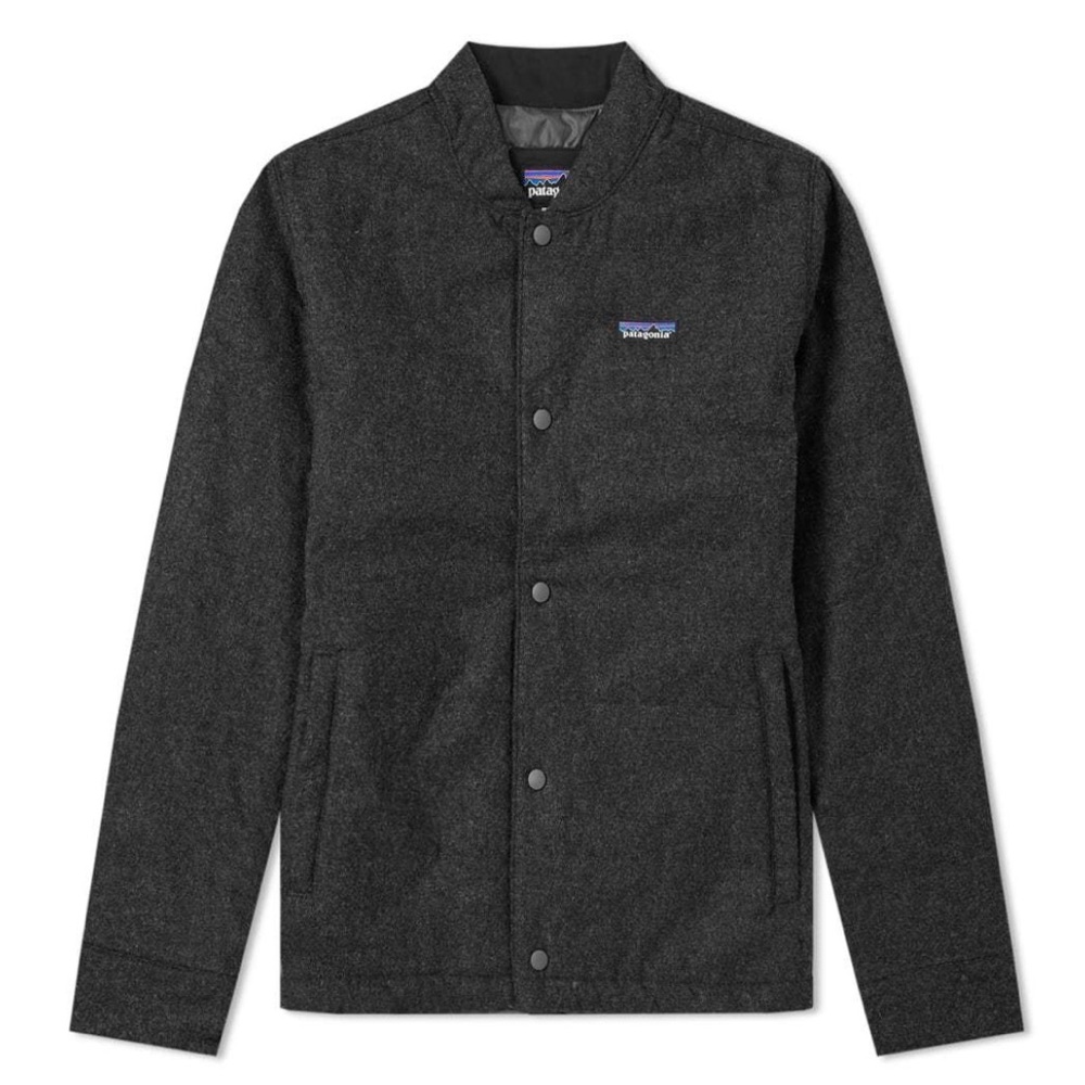 Patagonia recycled wool bomber jacket